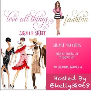 👠ALL THINGS FASHION SIGN UP SHEET👠